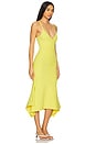 view 2 of 3 Dawn Ribbed Form-Knit Maxi Dress in Yellow