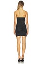 view 4 of 5 Skyla Pinstripe Tube Dress in Black
