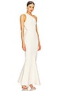 view 3 of 3 Reinforce One Shoulder Dress in Cream