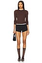view 5 of 6 Zoe Reinforce Hot Short in Black