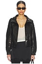 view 2 of 5 Kate Leather Bomber in Noir