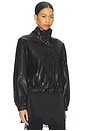 view 3 of 5 Kate Leather Bomber in Noir