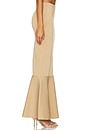 view 3 of 6 Flare Maxi Skirt in Gold