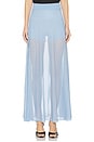 view 1 of 6 Sheer Skirt in Light Blue