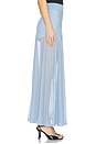 view 3 of 6 Sheer Skirt in Light Blue