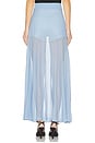 view 4 of 6 Sheer Skirt in Light Blue