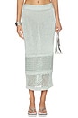 view 1 of 6 Ruby Skirt in Misty Jade