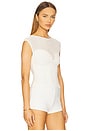 view 2 of 5 Pointelle Sweetheart Top in Cream