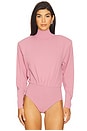 view 2 of 5 Sarah Open Back Bodysuit in Dusty Rose