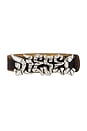 view 3 of 3 Graffiti Belt in Black & Silver