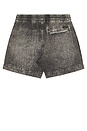 view 2 of 5 D-Tenni Short in Black & Denim