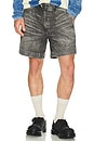 view 4 of 5 D-Tenni Short in Black & Denim
