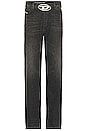 view 3 of 5 1955 Denim Straight Jean in Black