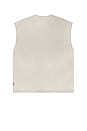 view 2 of 4 Sleeveless Distressed Sweater in Grey