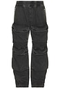 view 1 of 6 BAERTSON 팬츠 in Black & Denim
