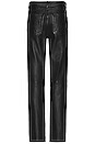 view 4 of 6 Leather Trousers in Black
