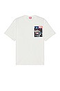 view 1 of 3 Nabel Face T-shirt in White
