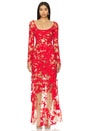 view 1 of 4 Lea Dress in Formula Red