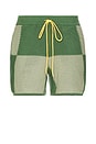 view 1 of 5 Checker Crochet Short in Sage