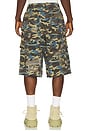 view 2 of 5 Camo Ripstop Cargo Shorts in Blue