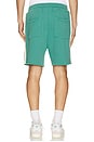 view 4 of 6 SHORT FLEECE in Cream & Emerald