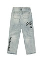 view 2 of 6 Doodle Distressed Denim Jeans in Indigo