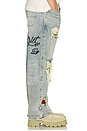 view 4 of 6 Doodle Distressed Denim Jeans in Indigo