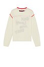 view 2 of 3 SL&D Knit Sweater in Cream & Red