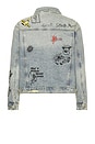 view 2 of 5 Doodle Trucker Jacket in Indigo