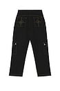 view 2 of 6 Contrast Cargo Pants in Black