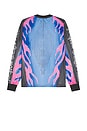 view 2 of 3 Mx Flame Long Sleeve Jersey in Black, Blue, & Pink