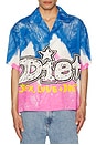 view 3 of 3 KNIEVEL 버튼업 셔츠 in Blue & Pink