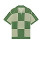 view 2 of 5 Checker Crochet Shirt in Sage