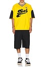 view 5 of 5 League Tee in Yellow & Black