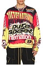 view 3 of 4 Racing Jersey in Black, Red, & Multi