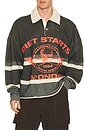view 1 of 4 Free World Rugby Top in Vintage Black