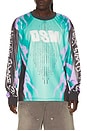 view 1 of 4 MX Flame Jersey in Teal & Purple