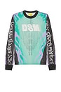 view 4 of 4 MX Flame Jersey in Teal & Purple
