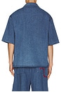 view 2 of 5 CHEMISE DROPOFF in Indigo & Red