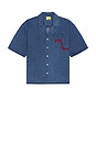 view 5 of 5 CHEMISE DROPOFF in Indigo & Red