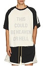 view 1 of 5 CAMISETA HEAVEN in Cream & Vintage Black