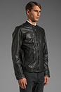 view 3 of 7 Lagnum Leather Jacket in Black