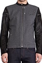 view 5 of 7 Baselt Moto Jacket w/Leather Sleeves in Grey
