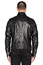 view 4 of 5 CHAQUETA CUERO REED in Black
