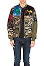 view 2 of 5 Kit Patch Bomber Jacket in Olive Green