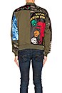 view 4 of 5 Kit Patch Bomber Jacket in Olive Green