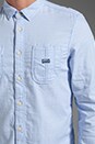 view 5 of 6 Schadex Button Down in Light Blue Stripe