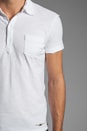 view 5 of 5 Ajar Polo in White