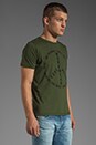 view 2 of 4 Fritz Tee in Jungle Green