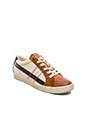 view 2 of 6 D-Velows D-String Low Sneaker in Sandshell Leather Brown